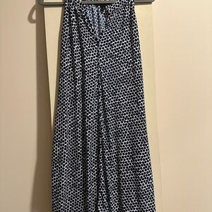 Banana Republic Navy and White Geo Print Dress